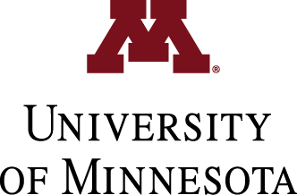 University of Minnesota logo with block M. 